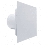WENTYLATOR ŁAZIENKOWY DOMOWY FI100mm PANEL BIAŁY POŁYSK CICHY 26dB STANDARD