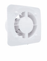 WENTYLATOR ŁAZIENKOWY DOMOWY FI100mm PANEL BIAŁE SZKŁO CICHY 26dB + GRATIS ZAWÓR ZWROTNY - obrazek 3