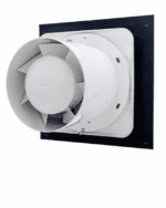 WENTYLATOR ŁAZIENKOWY FI100mm Z CZUJNIKIEM WILGOTNOŚCI I WYŁĄCZNIKIEM CZASOWYM CZARNY PANEL CICHY 26dB + GRATIS ZAWÓR ZWROTNY - obrazek 6