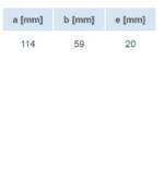 UCHWYT MOCUJĄCY DO KANAŁU PŁASKIEGO 110x55mm BIAŁY PCV VENTS 022 - obrazek 5