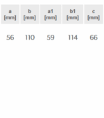 ŁĄCZNIK KANAŁÓW PŁASKICH 110x55mm Z ZAWOREM ZWROTNYM PCV VENTS 027 - obrazek 3