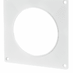KOŁNIERZ PRZYŚCIENNY DO KANAŁU OKRĄGŁEGO FI150mm BIAŁY PCV VENTS 114-6