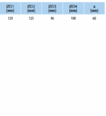 REDUKCJA DO KANAŁÓW OKRĄGŁYCH FI125mm NA FI100mm PCV VENTS 119 - obrazek 3