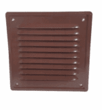 KRATKA WENTYLACYJNA KOMINOWA 14x14 cm METALOWA BRĄZOWA Z SIATKĄ PRZECIW OWADOM