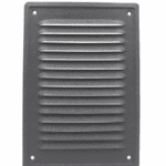 KRATKA WENTYLACYJNA KOMINOWA 14x21cm ANTRACYT RAL7016 Z SIATKĄ PRZECIW OWADOM