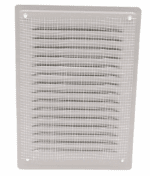 KRATKA WENTYLACYJNA KOMINOWA 14x21 cm METALOWA GRAFIT Z SIATKĄ PRZECIW OWADOM - obrazek 2