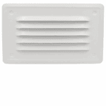 KRATKA WENTYLACYJNA KOMINOWA 14x7cm METALOWA BIAŁA Z SIATKĄ PRZECIW OWADOM