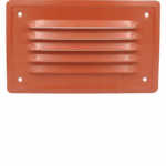 KRATKA WENTYLACYJNA KOMINOWA 14x7cm METALOWA CEGLANA Z SIATKĄ PRZECIW OWADOM