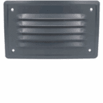 KRATKA WENTYLACYJNA KOMINOWA 14x7cm METALOWA GRAFIT Z SIATKĄ PRZECIW OWADOM