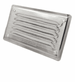 KRATKA WENTYLACYJNA KOMINOWA 14x7cm ZE STALI NIERDZEWNEJ Z SIATKĄ PRZECIW OWADOM - obrazek 2