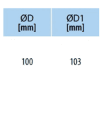 KANAŁ OKRĄGŁY WENTYLACYJNY RURA FI100mm 100cm 1mb PCV VENTS 1100-4 - obrazek 3