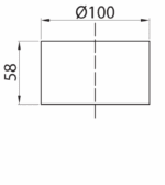 ŁĄCZNIK KANAŁÓW OKRĄGŁYCH 100mm ZŁĄCZKA KANAŁU WENTYLACYJNEGO PCV VENTS 380 - obrazek 2