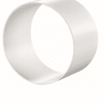 ŁĄCZNIK KANAŁÓW OKRĄGŁYCH 100mm ZŁĄCZKA KANAŁU WENTYLACYJNEGO PCV VENTS 380