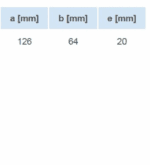 UCHWYT MOCUJĄCY DO KANAŁU PŁASKIEGO 120x60mm BIAŁY PCV VENTS 422 - obrazek 4