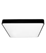 PLAFON LED CZARNY LAMPA SUFITOWA KWADRATOWA 60cm NATYNKOWA 60W 4000K LOFT