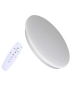 PLAFON BIAŁY LED ORLANDO 40W CCT PILOT STEROWANIA PŁASKI 6CM ZMIENNA BARWA