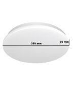 PLAFON BIAŁY LED ORLANDO 40W CCT PILOT STEROWANIA PŁASKI 6CM ZMIENNA BARWA - obrazek 3