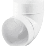 KOLANO WENTYLACYJNE OKRĄGŁE 90 STOPNI DO KANAŁU FI125mm PCV VENTS 590