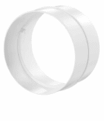 ŁĄCZNIK KANAŁÓW OKRĄGŁYCH FI100mm NYPEL KANAŁU WENTYLACYJNEGO PCV VENTS 493