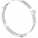 UCHWYT DO KANAŁÓW OKRĄGŁYCH FI100mm BIAŁY PCV VENTS 499