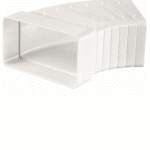 KOLANO POZIOME WIELOKĄTNE WIELOSTOPNIOWE 110x55mm PCV VENTS 045