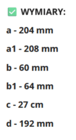 KOLANO POZIOME 45 STOPNI DO KANAŁU PŁASKIEGO 204x60mm PCV VENTS 555 - obrazek 3