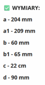 KOLANO PIONOWE 45 STOPNI DO KANAŁU PŁASKIEGO 204x60mm PCV VENTS 575 - obrazek 3