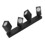 KINKIET POCZWÓRNY QUANTUS IV CZARNY SPOT LAMPA 4X REFLEKTOR SUFITOWY GU10