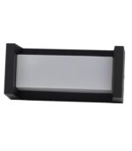 KINKIET ZWNĘTRZNY ELEWACYJNY CZARNY MLECZNY E27 30W IP54 - obrazek 3