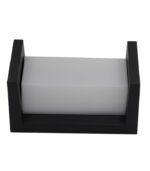 KINKIET ZWNĘTRZNY ELEWACYJNY CZARNY MLECZNY E27 30W IP54 - obrazek 4