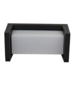 KINKIET ZWNĘTRZNY ELEWACYJNY CZARNY MLECZNY E27 30W IP54 - obrazek 5