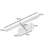 KINKIET LED ŁAZIENKOWY LAMPA NAD LUSTRO 8W 40cm BIAŁA VENUS 4200K 580lm - obrazek 3