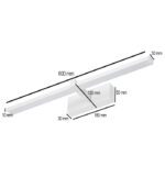 KINKIET LED ŁAZIENKOWY LAMPA NAD LUSTRO 12W 60cm BIAŁA VENUS 4200K 840lm - obrazek 7