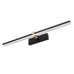 KINKIET LED ŁAZIENKOWY LAMPA NAD LUSTRO 12W 60cm CZARNO-ZŁOTA VENUS 4200K 840lm