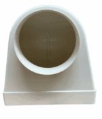 KOLANO WENTYLACYJNE PŁASKIE STAŁE ŁĄCZĄCE KANAŁ 220x90mm Z FI125 VENTS 951-1