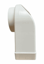 KOLANO WENTYLACYJNE PŁASKIE STAŁE ŁĄCZĄCE KANAŁ 220x90mm Z FI125 VENTS 951-1 - obrazek 2