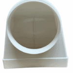 KOLANO WENTYLACYJNE PŁASKIE STAŁE ŁĄCZĄCE KANAŁ 220x90mm Z FI150 VENTS 961-1