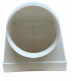 KOLANO WENTYLACYJNE PŁASKIE STAŁE ŁĄCZĄCE KANAŁ 220x90mm Z FI150 VENTS 961-1