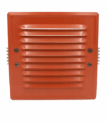 KRATKA WENTYLACYJNA KOMINOWA Z ŁAPKAMI 14x14 cm METALOWA CEGLANA Z SIATKĄ PRZECIW OWADOM