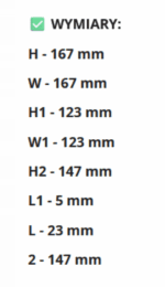 DRZWICZKI REWIZYJNE PLASTIKOWE ABS 15X15cm BIAŁE 150X150mm VENTS - obrazek 4