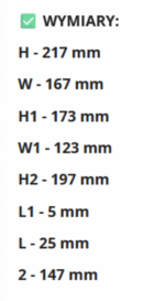 DRZWICZKI REWIZYJNE PLASTIKOWE ABS 15X30cm BIAŁE 150X300mm VENTS - obrazek 4