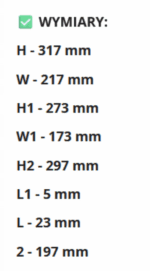 DRZWICZKI REWIZYJNE PLASTIKOWE ABS 20X30cm BIAŁE 200X300mm VENTS - obrazek 4