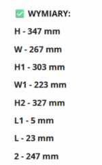 DRZWICZKI REWIZYJNE PLASTIKOWE ABS 25X30cm BIAŁE 250X300mm VENTS - obrazek 4