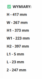 DRZWICZKI REWIZYJNE PLASTIKOWE ABS 25X40cm BIAŁE 250X400mm VENTS - obrazek 4
