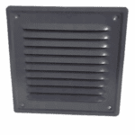 KRATKA WENTYLACYJNA KOMINOWA 14x14 cm METALOWA GRAFIT Z SIATKĄ PRZECIW OWADOM