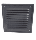 KRATKA WENTYLACYJNA KOMINOWA 14x14 cm METALOWA GRAFIT Z SIATKĄ PRZECIW OWADOM