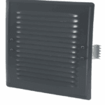 KRATKA WENTYLACYJNA KOMINOWA Z ŁAPKAMI 14x14 cm METALOWA GRAFIT Z SIATKĄ PRZECIW OWADOM