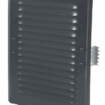 KRATKA WENTYLACYJNA KOMINOWA Z ŁAPKAMI 14x21 cm METALOWA GRAFIT Z SIATKĄ PRZECIW OWADOM