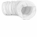 KANAŁ ELASTYCZNY OKRĄGŁY FI150mm O DŁUGOŚCI 100cm 1m PCV BIAŁY VENTS WP661