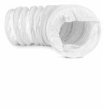 KANAŁ ELASTYCZNY OKRĄGŁY FI150mm O DŁUGOŚCI 600cm 6m PCV BIAŁY VENTS WP666